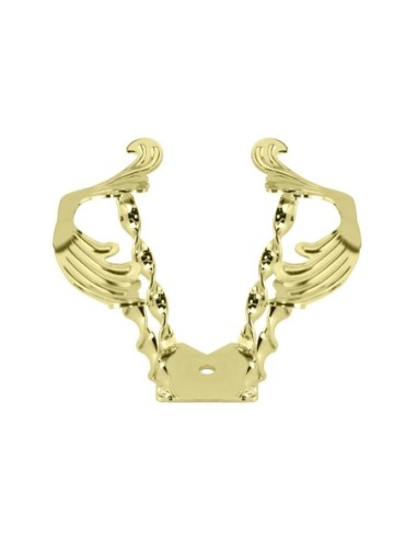 3D Wing Steering Wheel Gold.